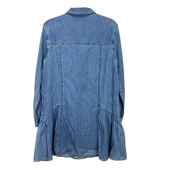 NEW Veronica Beard Chaia Denim Dress Iceberg Size 10 - Picture 8 of 13